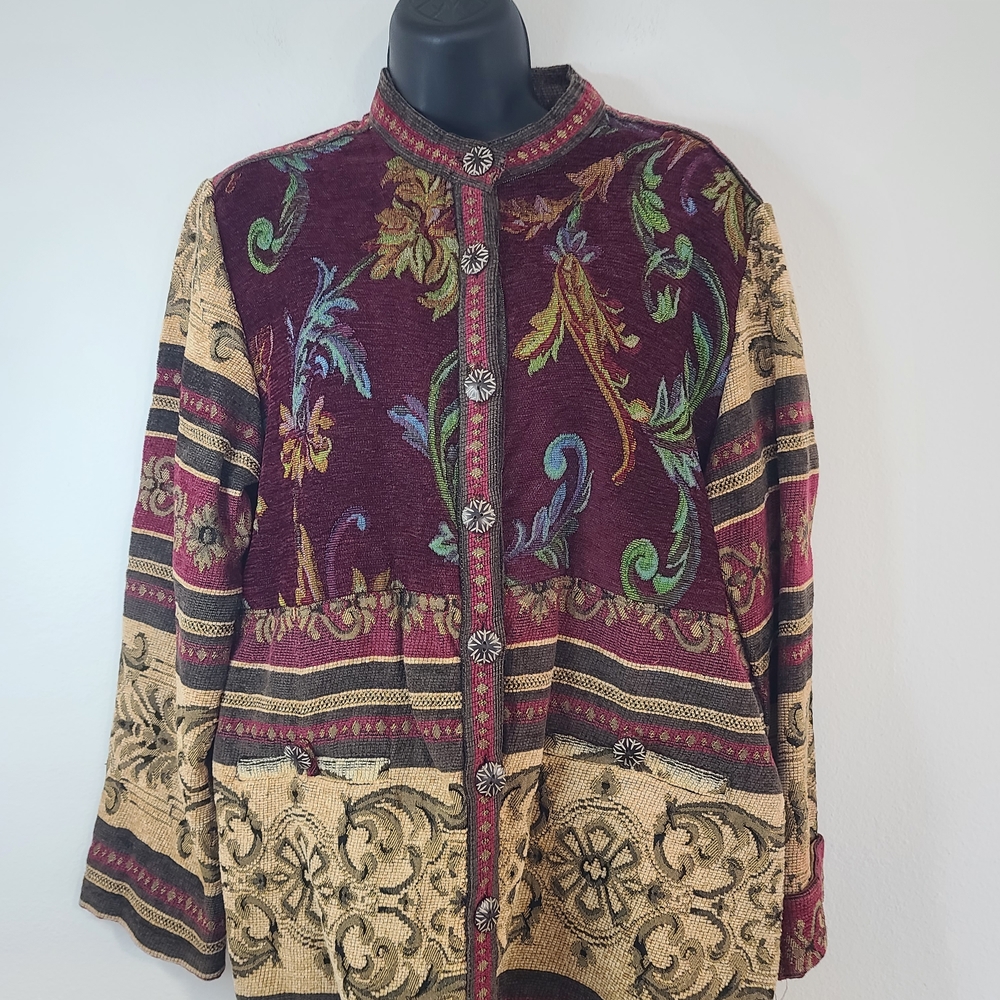Sag Harbor Floral Tapestry Jacket